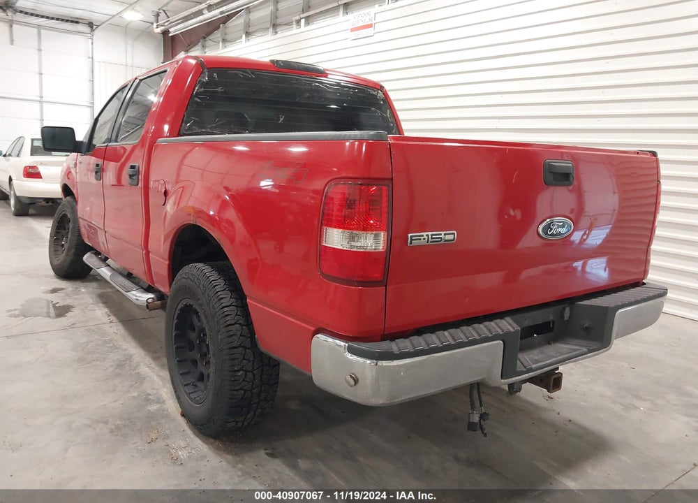 2005 FORD F-150 VIN: 1FTPW14545FB67104