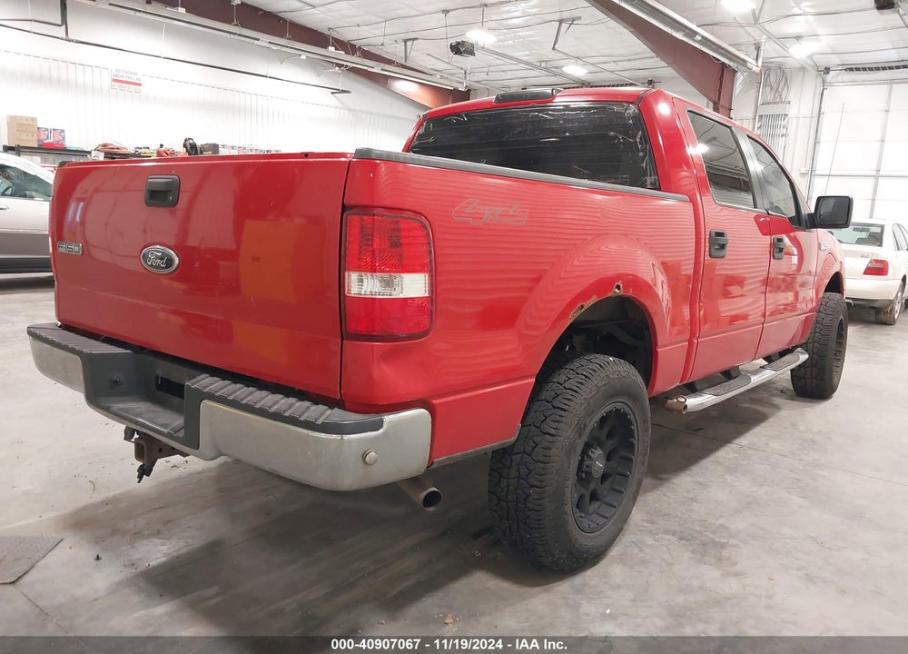 2005 FORD F-150 VIN: 1FTPW14545FB67104