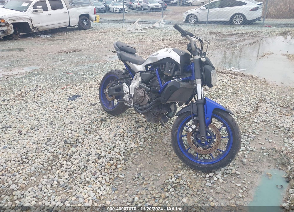 2016 YAMAHA FZ07 VIN: JYARM06E7GA007221
