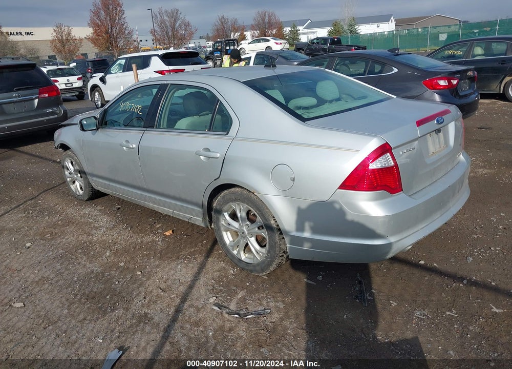 2012 FORD FUSION SE VIN: 3FAHP0HG1CR119783