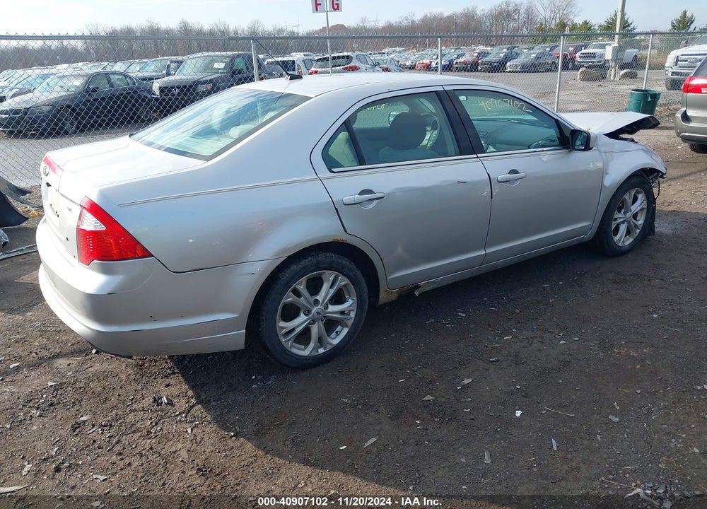 2012 FORD FUSION SE VIN: 3FAHP0HG1CR119783