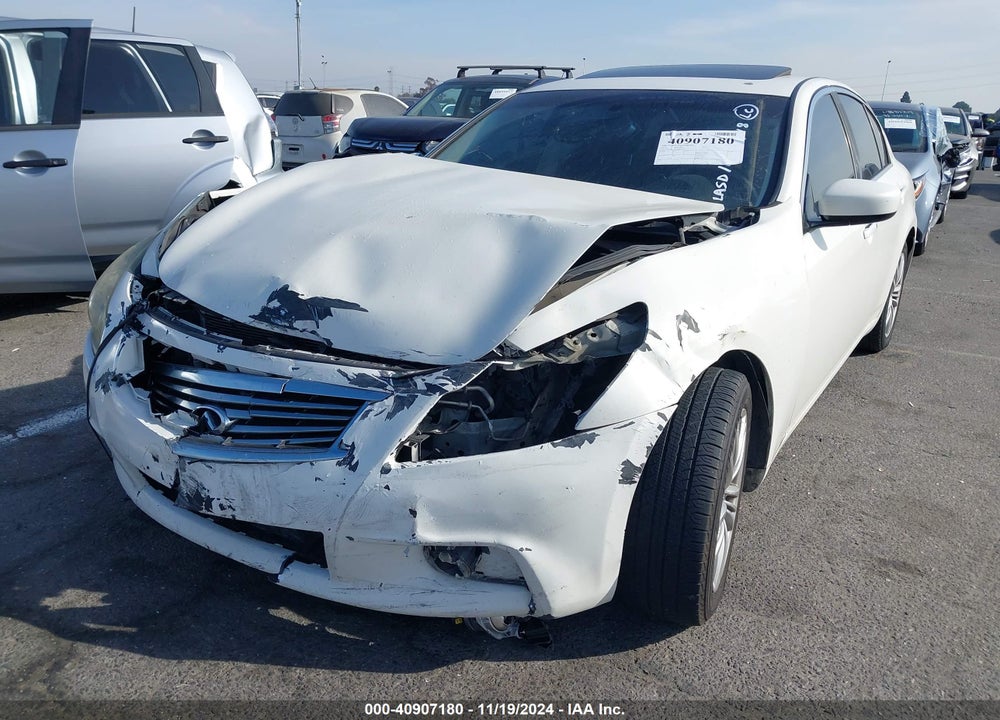 2012 INFINITI G37 JOURNEY VIN: JN1CV6AP0CM934639