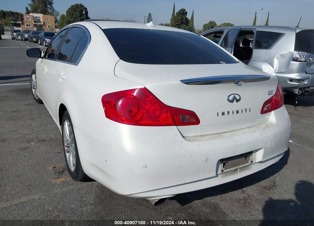 2012 INFINITI G37 JOURNEY VIN: JN1CV6AP0CM934639