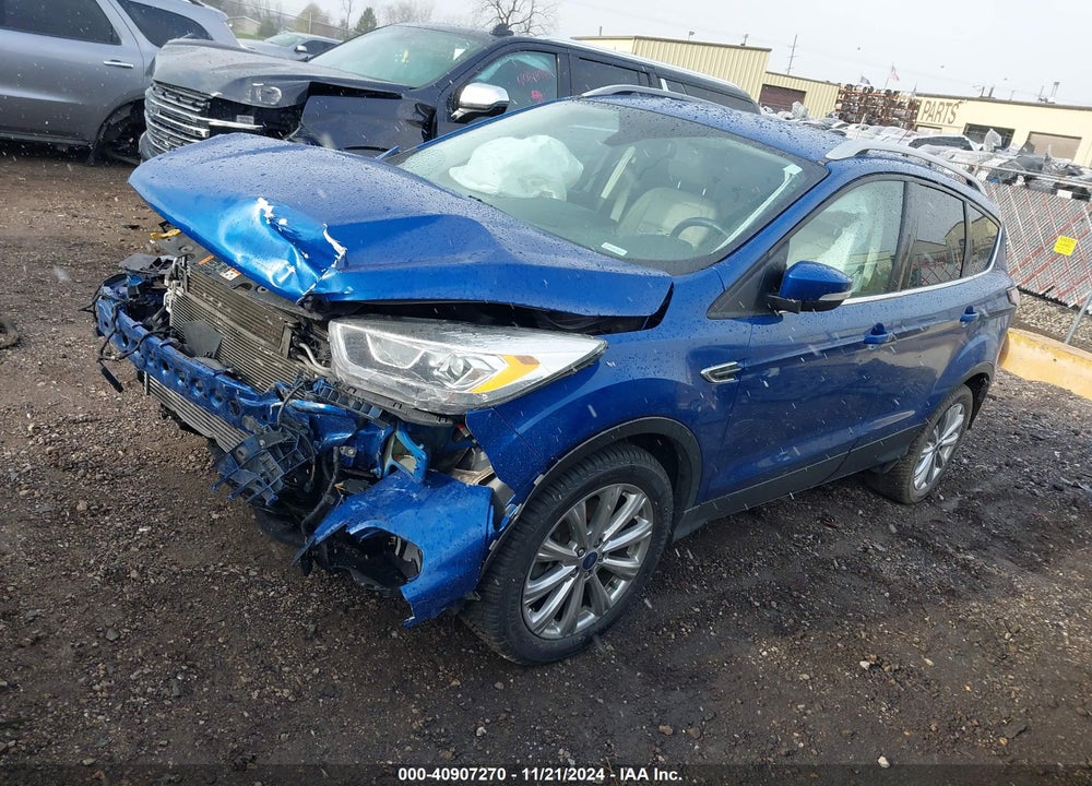 2017 FORD ESCAPE TITANIUM VIN: 1FMCU0J96HUC76357