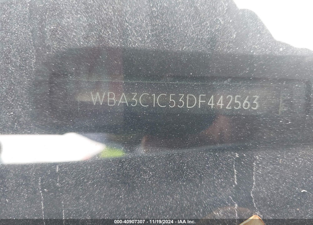 2013 BMW 328I VIN: WBA3C1C53DF442563