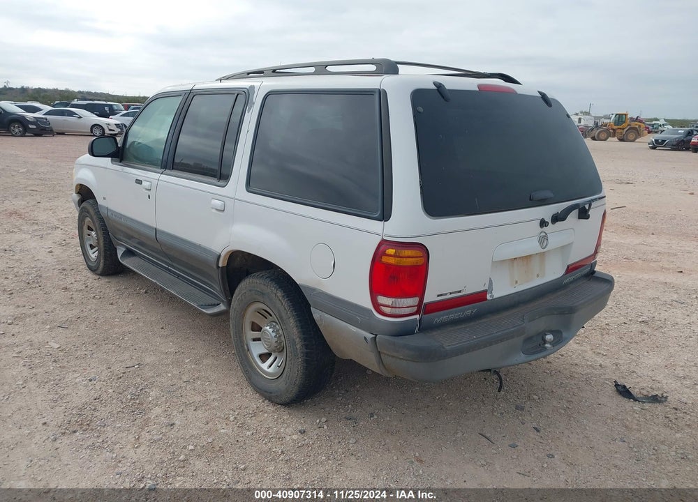 1999 MERCURY MOUNTAINEER VIN: 4M2ZU55PXXUJ21923