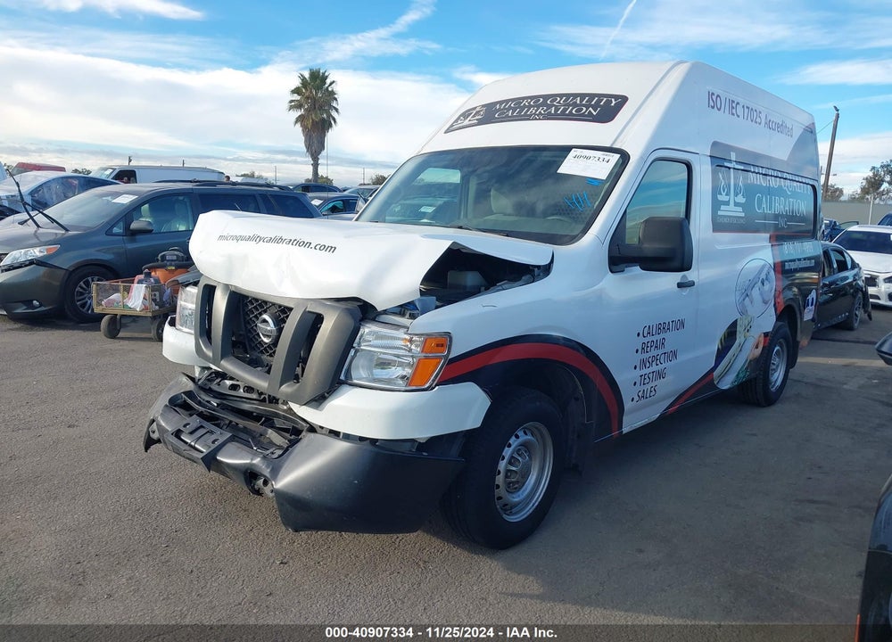 2020 NISSAN NV CARGO NV2500 HD S HIGH ROOF V6 VIN: 1N6BF0LY2LN810839