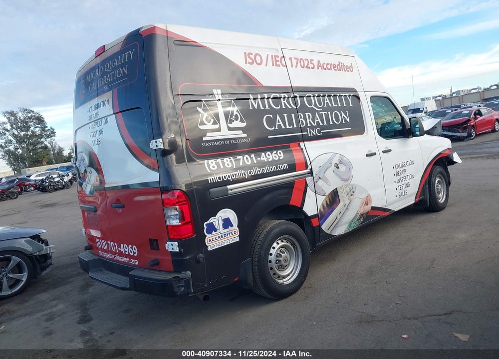 2020 NISSAN NV CARGO NV2500 HD S HIGH ROOF V6 VIN: 1N6BF0LY2LN810839