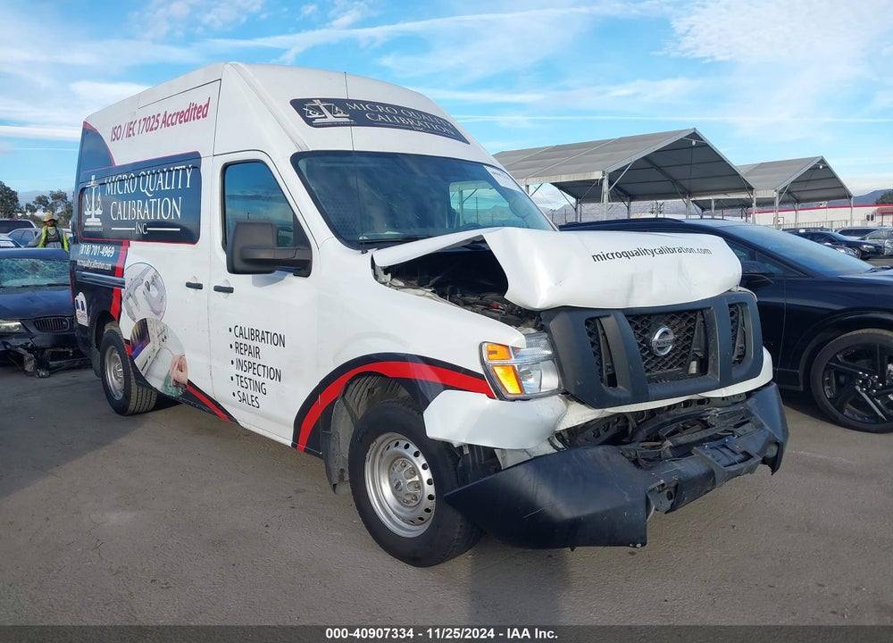 2020 NISSAN NV CARGO NV2500 HD S HIGH ROOF V6 VIN: 1N6BF0LY2LN810839