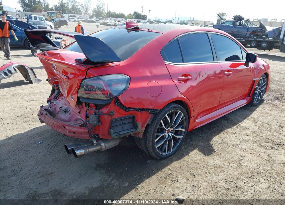 2018 SUBARU WRX LIMITED VIN: JF1VA1H68J9824185