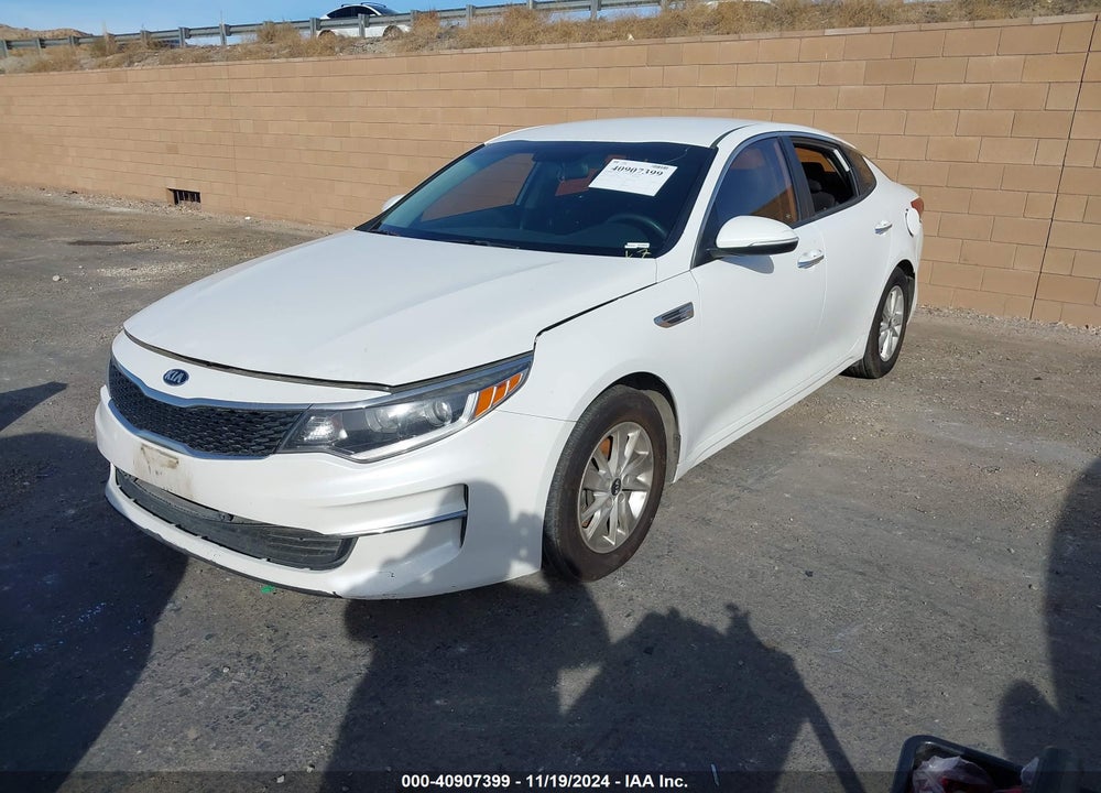 2016 KIA OPTIMA LX VIN: KNAGT4L38G5101574