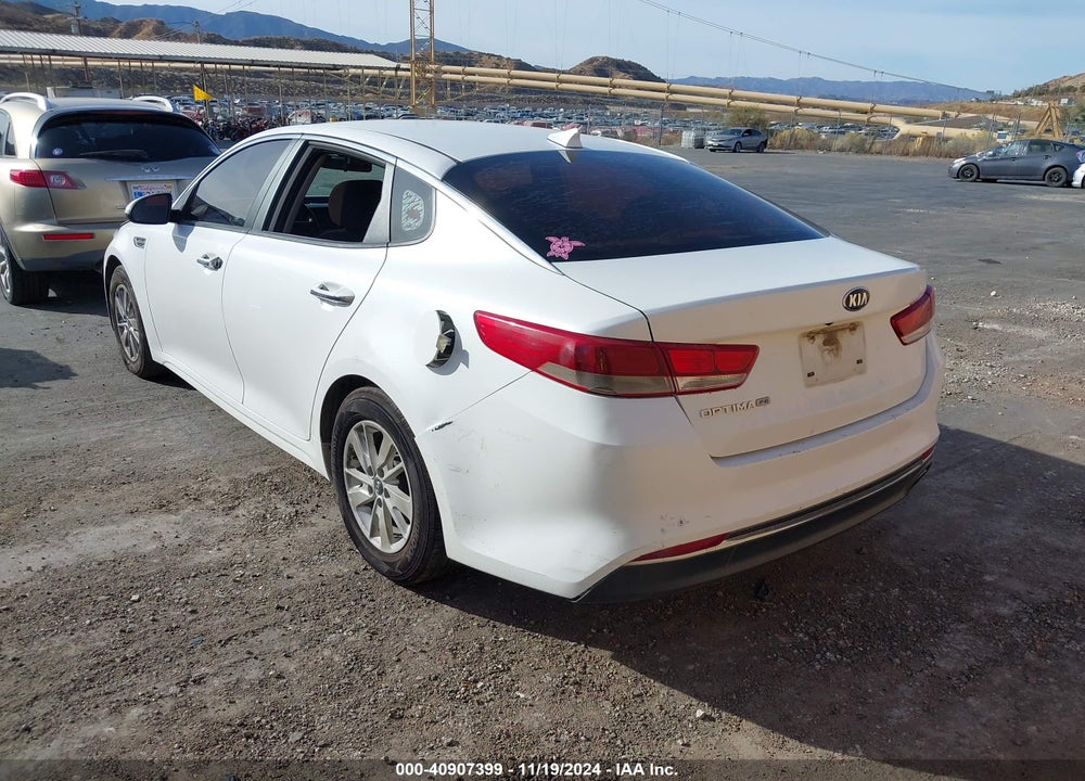 2016 KIA OPTIMA LX VIN: KNAGT4L38G5101574