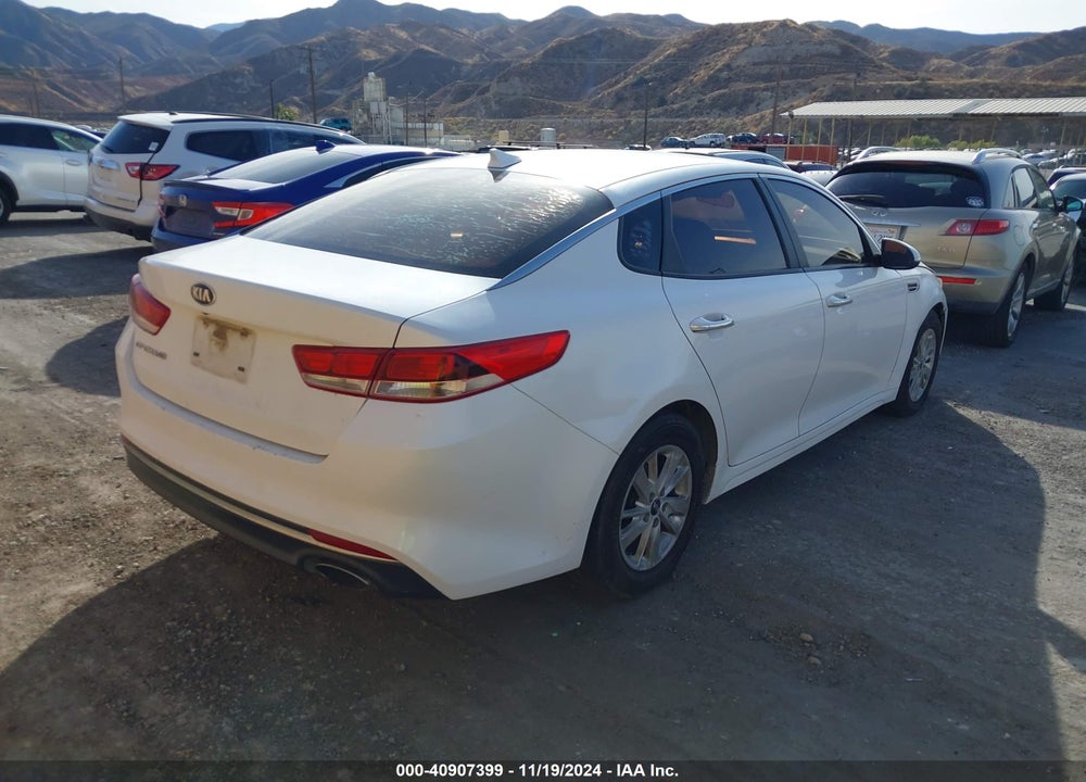 2016 KIA OPTIMA LX VIN: KNAGT4L38G5101574