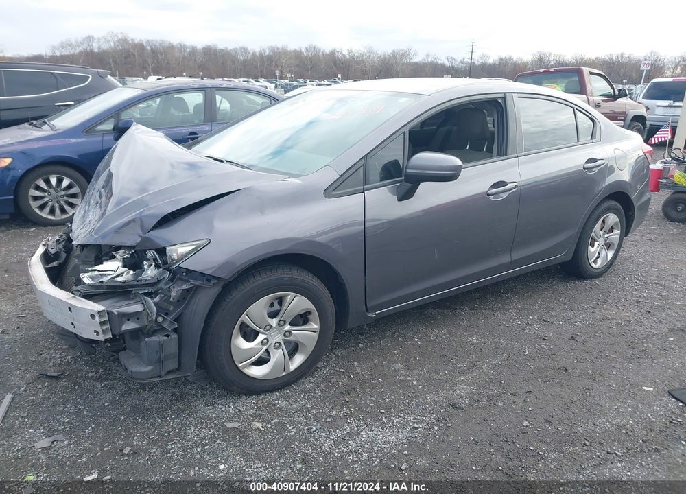 2015 HONDA CIVIC VIN: 19XFB2F54FE701370