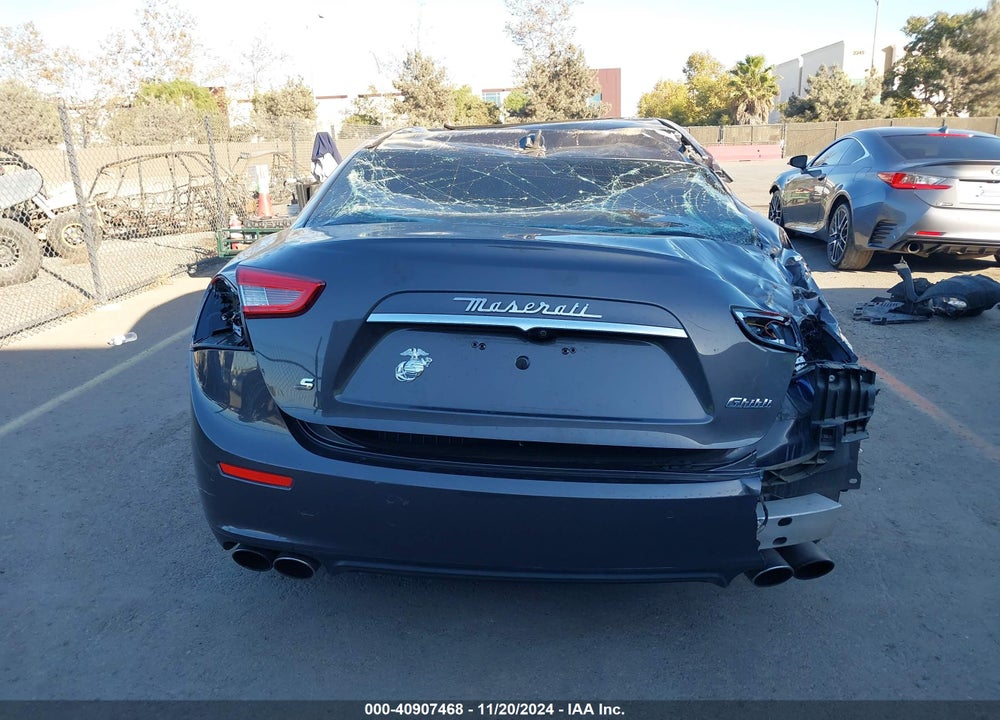 2017 MASERATI GHIBLI S VIN: ZAM57RSS7H1216904