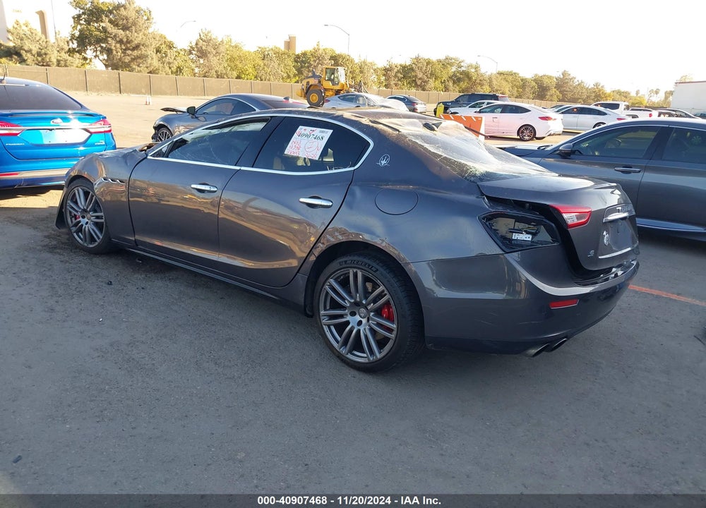 2017 MASERATI GHIBLI S VIN: ZAM57RSS7H1216904