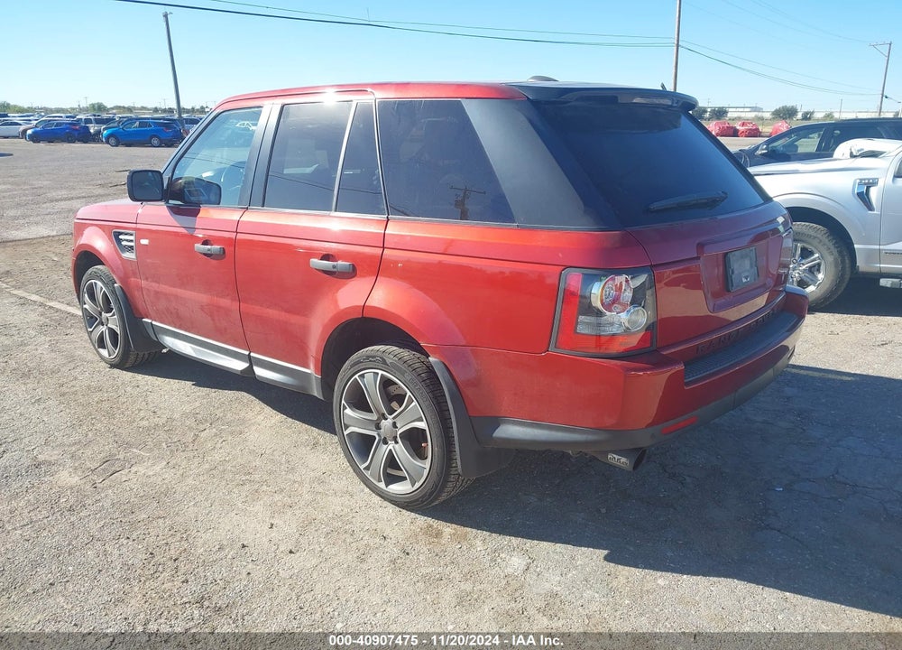 2011 LAND ROVER RANGE ROVER SPORT HSE VIN: SALSK2D45BA294318