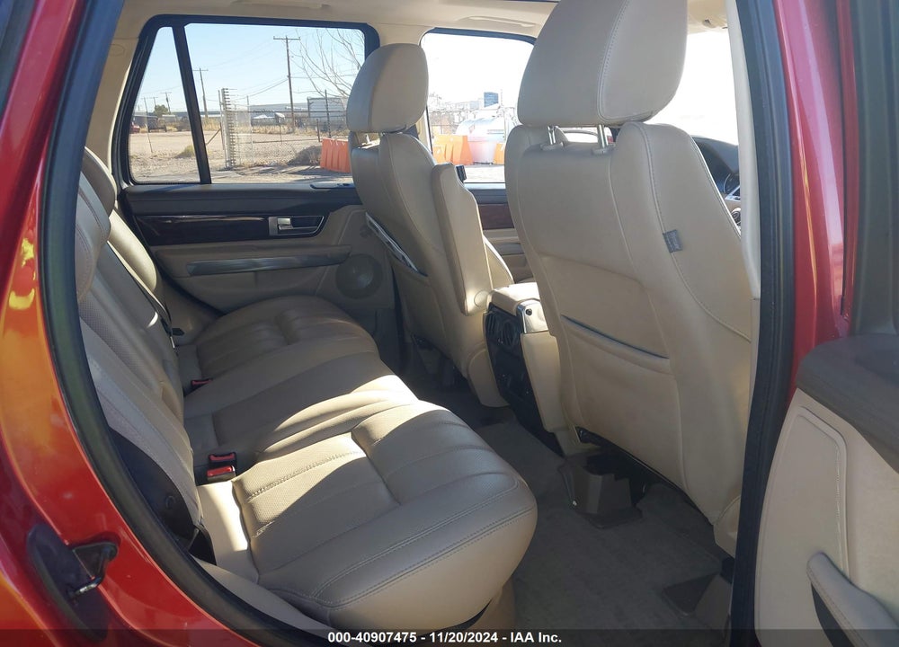 2011 LAND ROVER RANGE ROVER SPORT HSE VIN: SALSK2D45BA294318