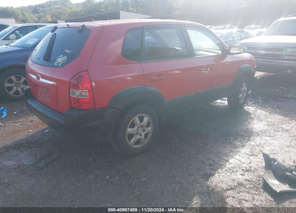 2005 HYUNDAI TUCSON GLS/LX VIN: KM8JN12D15U152974