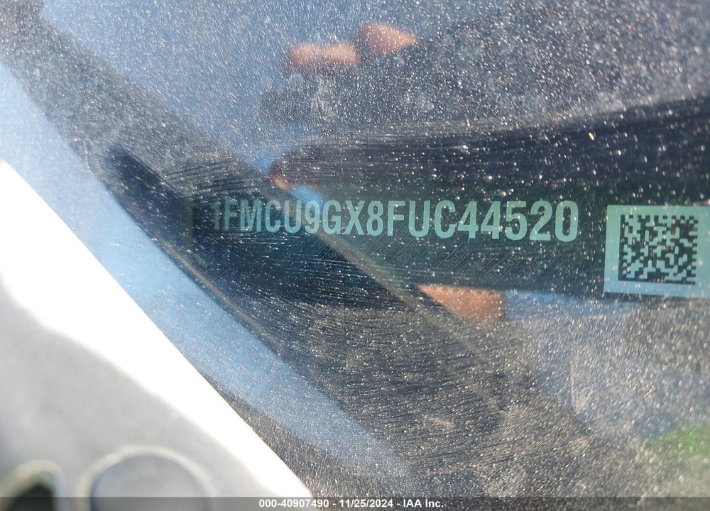2015 FORD ESCAPE SE VIN: 1FMCU9GX8FUC44520