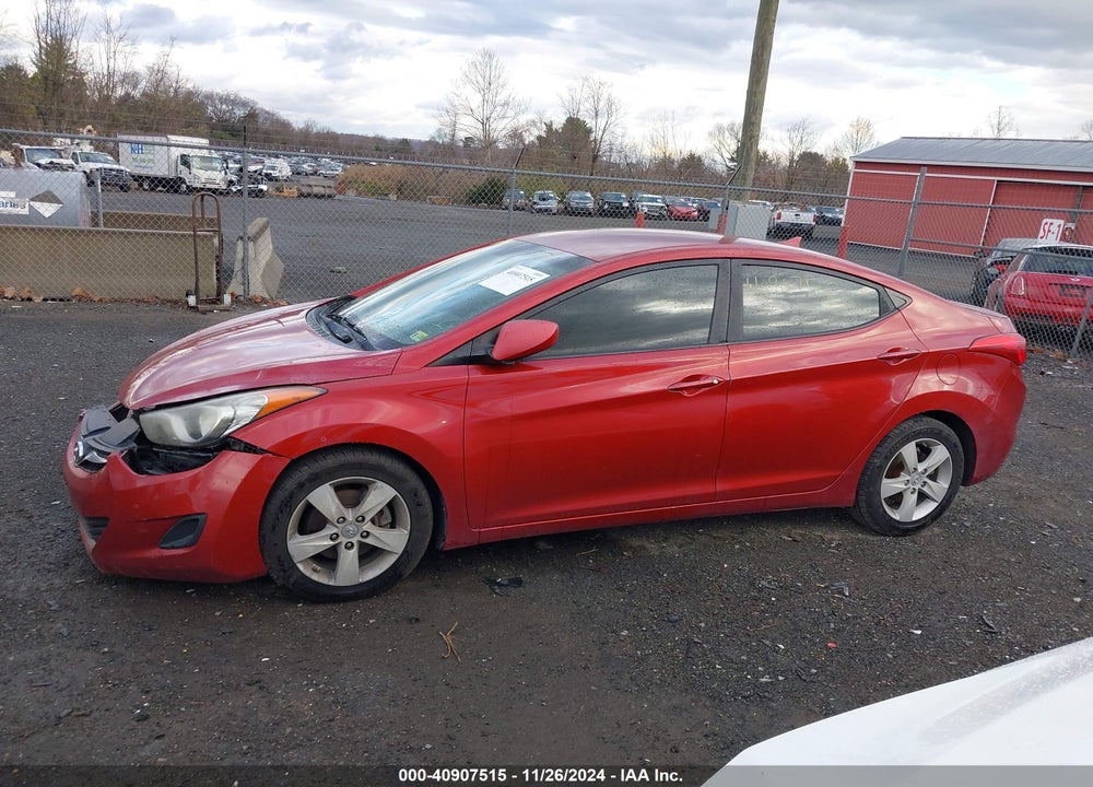 2011 HYUNDAI ELANTRA GLS (ULSAN PLANT) VIN: KMHDH4AE7BU138055