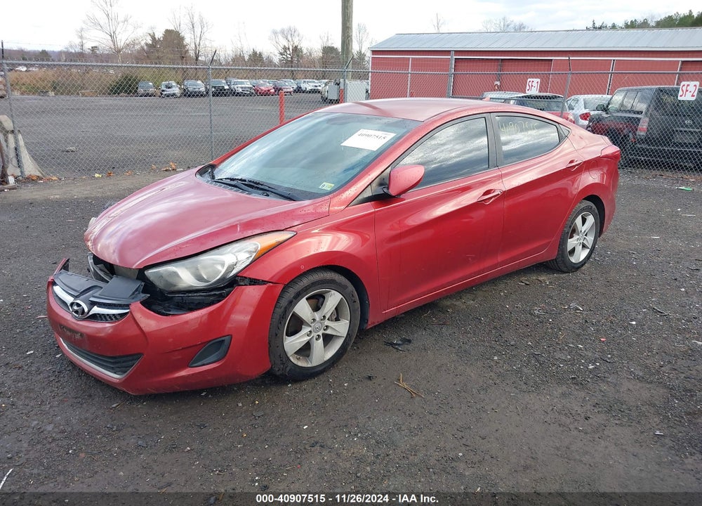 2011 HYUNDAI ELANTRA GLS (ULSAN PLANT) VIN: KMHDH4AE7BU138055