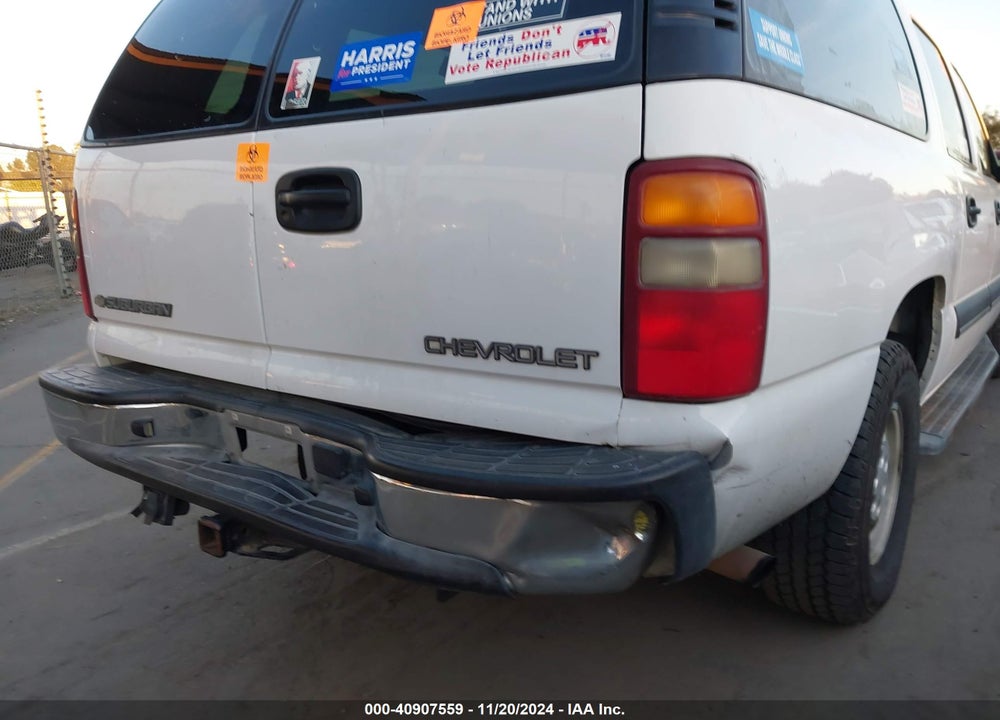 2003 CHEVROLET SUBURBAN 1500 LS VIN: 3GNEC16T83G218618