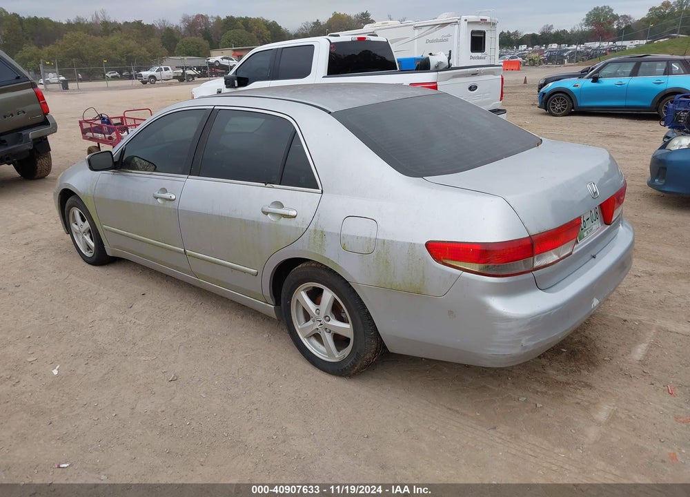 2003 HONDA ACCORD 2.4 EX VIN: 1HGCM56653A141589