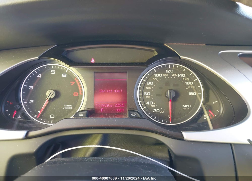 2009 AUDI A4 2.0T PREMIUM VIN: WAUSF78K89A097037