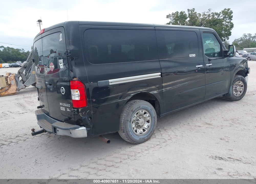2016 NISSAN NV PASSENGER NV3500 HD SL V8 VIN: 5BZAF0AA3GN850907
