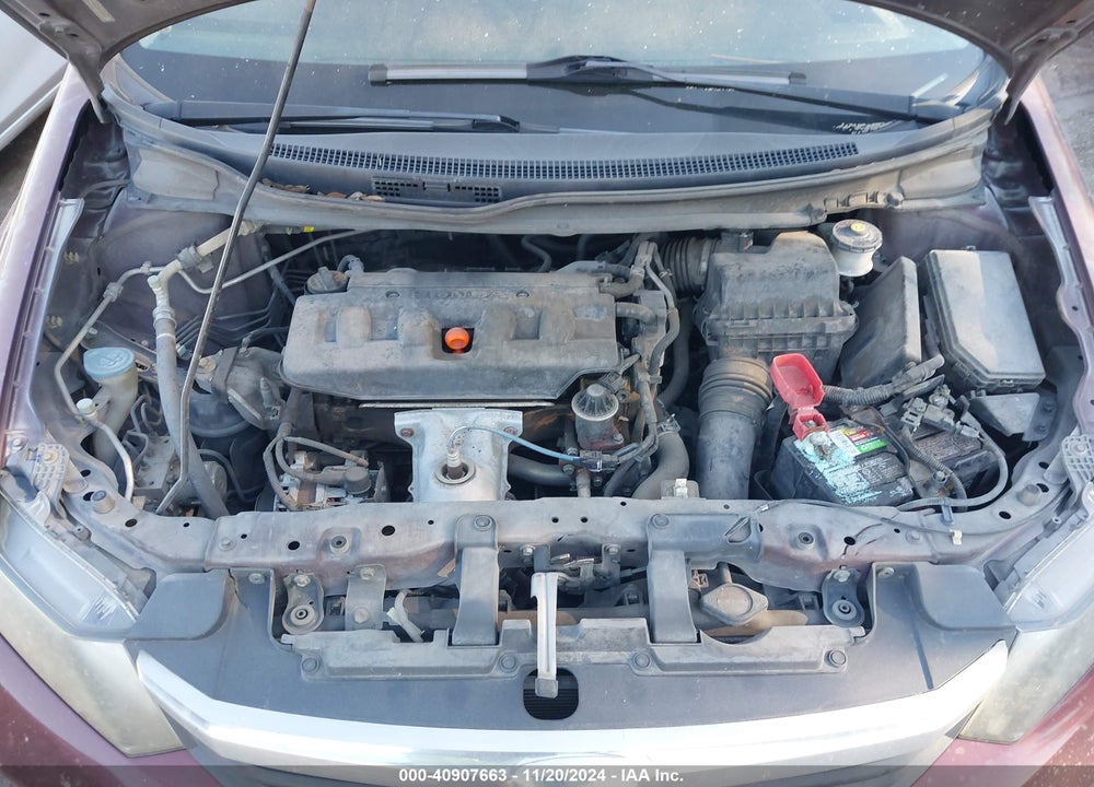 2012 HONDA CIVIC LX VIN: 2HGFB2F5XCH532764