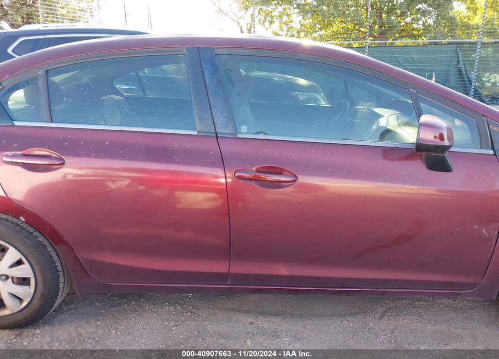 2012 HONDA CIVIC LX VIN: 2HGFB2F5XCH532764