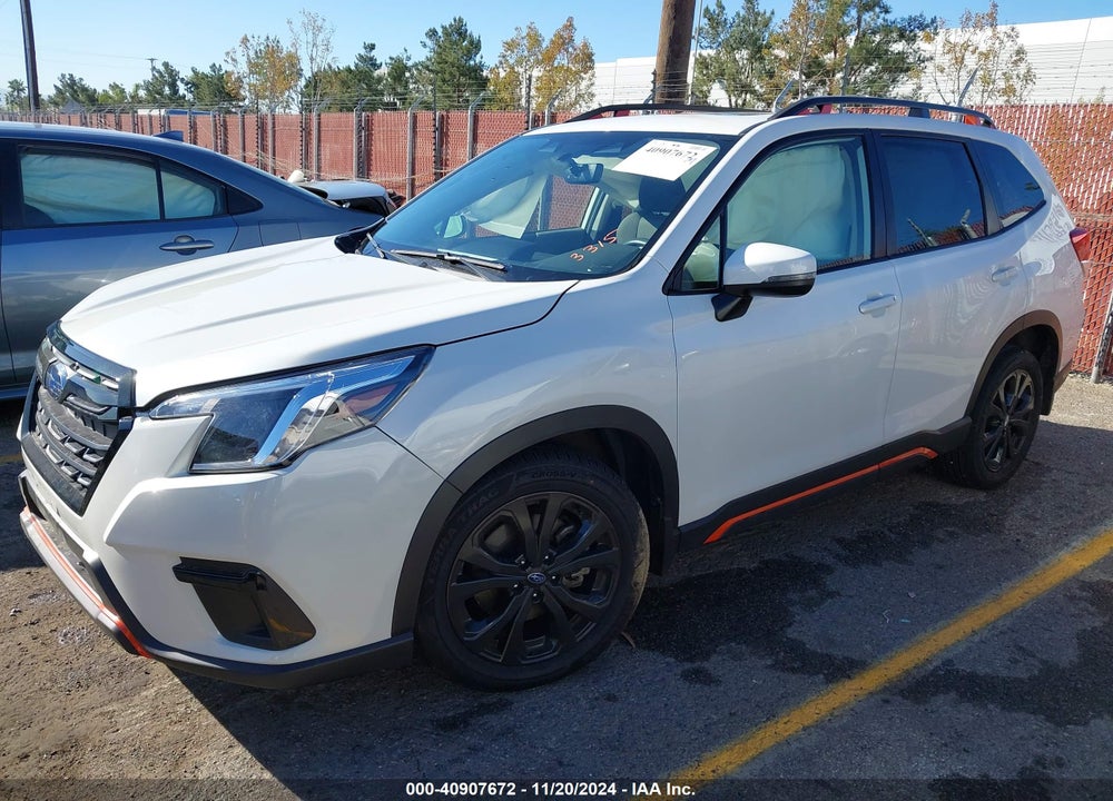 2023 SUBARU FORESTER SPORT VIN: JF2SKAJC4PH443315