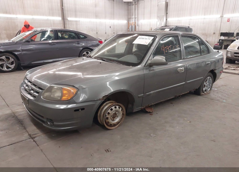 2004 HYUNDAI ACCENT GL VIN: KMHCG45C64U545973