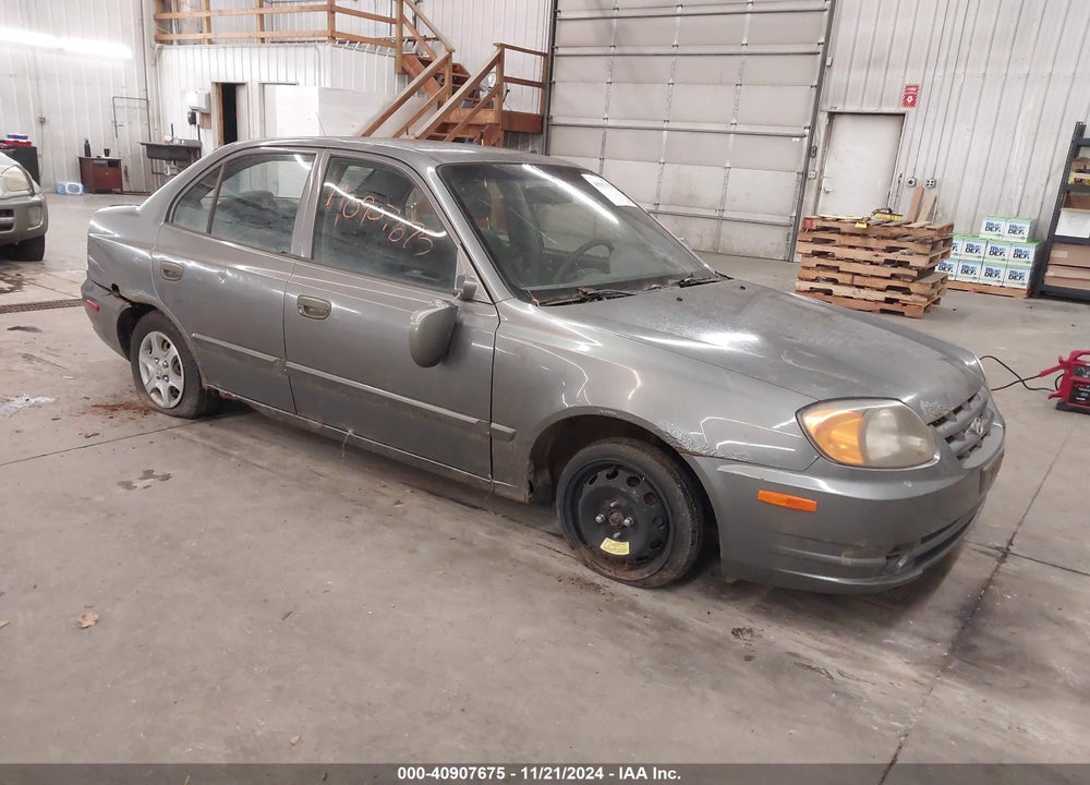 2004 HYUNDAI ACCENT GL VIN: KMHCG45C64U545973