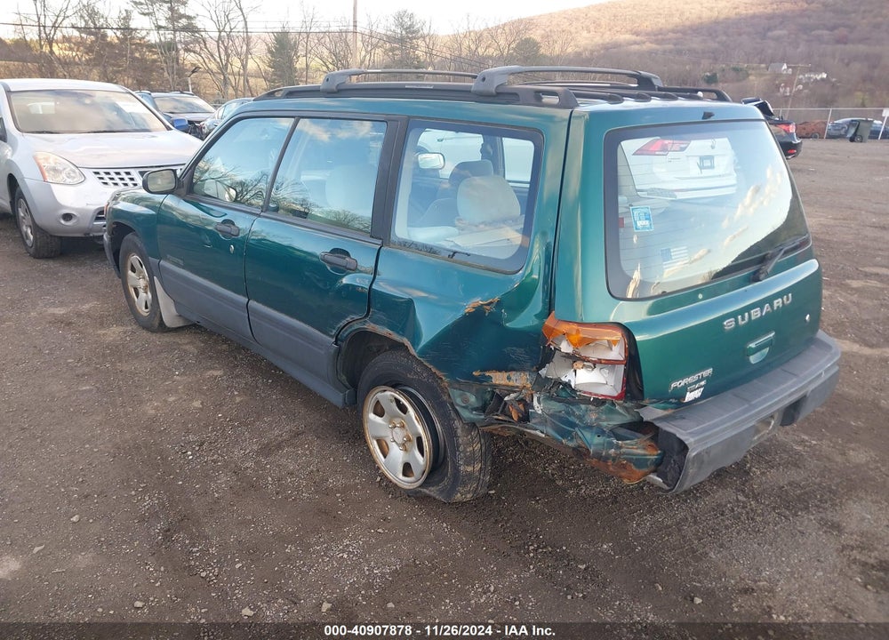 2000 SUBARU FORESTER L VIN: JF1SF6354YH719174