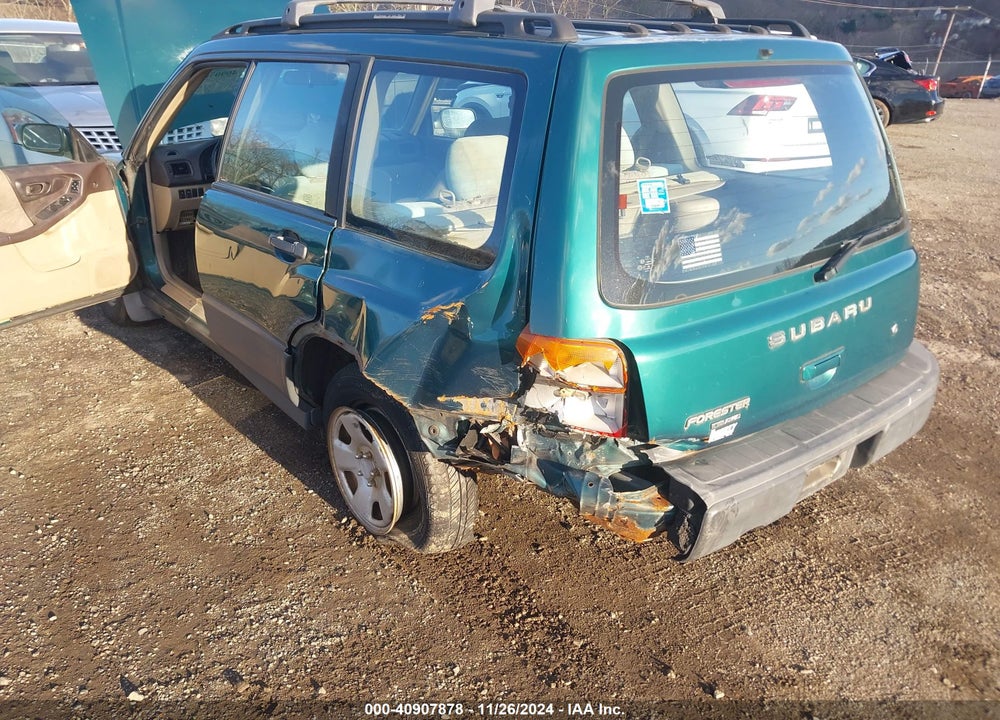 2000 SUBARU FORESTER L VIN: JF1SF6354YH719174
