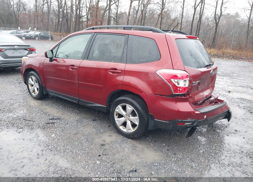 2015 SUBARU FORESTER 2.5I PREMIUM VIN: JF2SJADC5FH477308