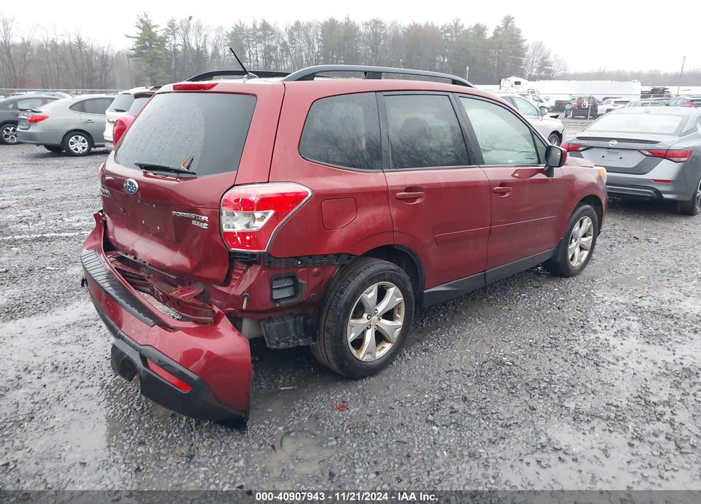 2015 SUBARU FORESTER 2.5I PREMIUM VIN: JF2SJADC5FH477308
