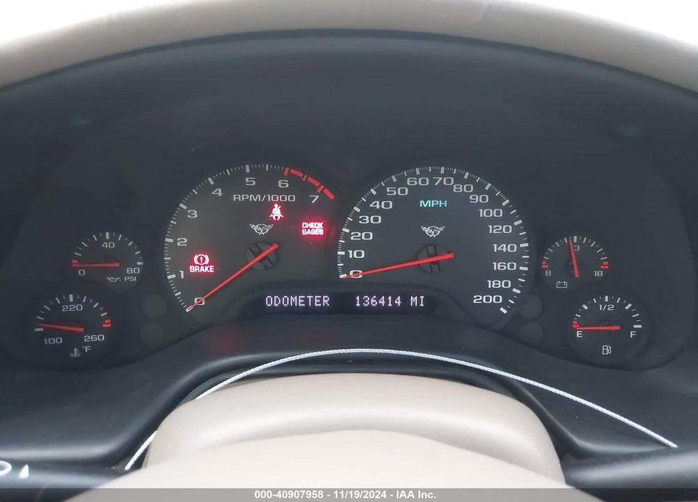 2004 CHEVROLET CORVETTE VIN: 1G1YY22G445132195