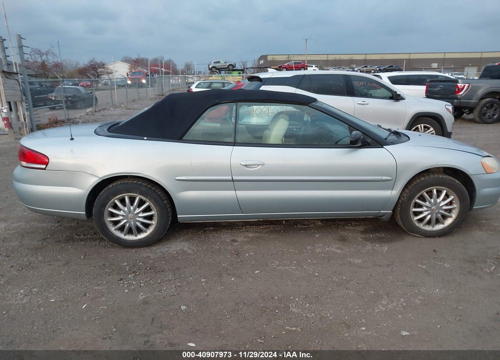 2003 CHRYSLER SEBRING LIMITED VIN: 1C3EL65R73N552288