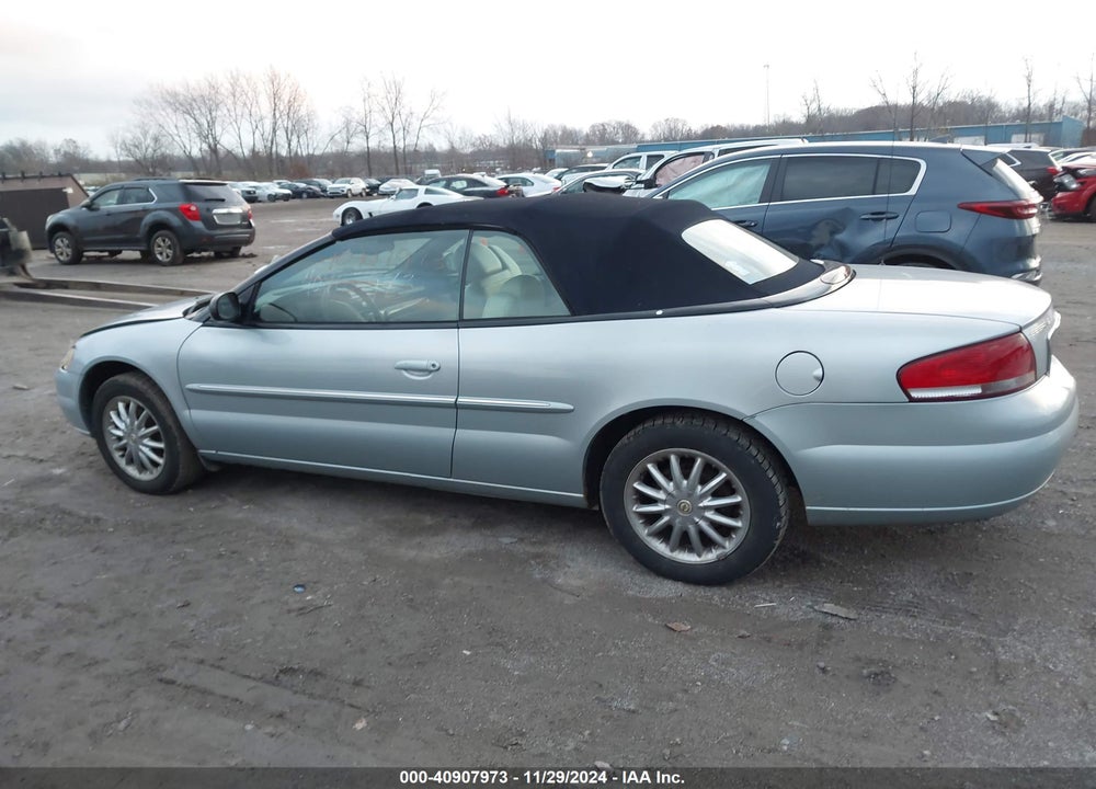 2003 CHRYSLER SEBRING LIMITED VIN: 1C3EL65R73N552288