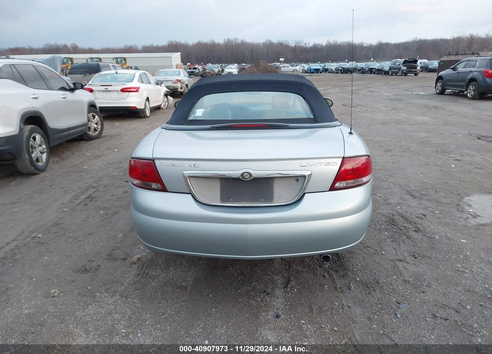 2003 CHRYSLER SEBRING LIMITED VIN: 1C3EL65R73N552288