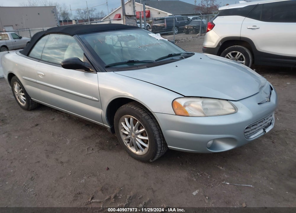 2003 CHRYSLER SEBRING LIMITED VIN: 1C3EL65R73N552288
