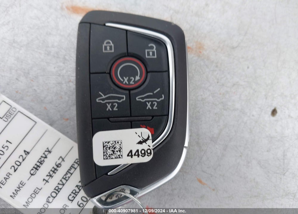 2024 CHEVROLET CORVETTE Z06 RWD 3LZ VIN: 1G1YF3D36R5603499