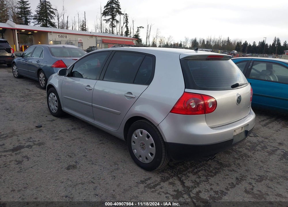 2007 VOLKSWAGEN RABBIT 4-DOOR VIN: WVWDR71K47W171695