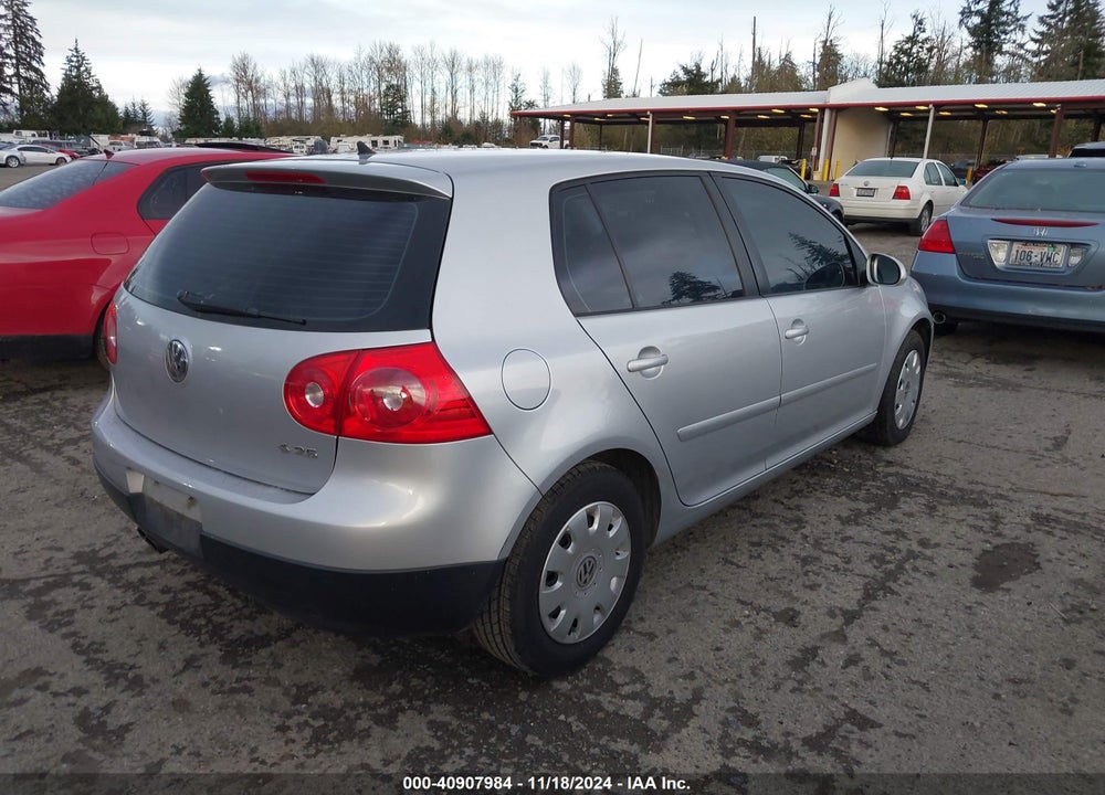 2007 VOLKSWAGEN RABBIT 4-DOOR VIN: WVWDR71K47W171695