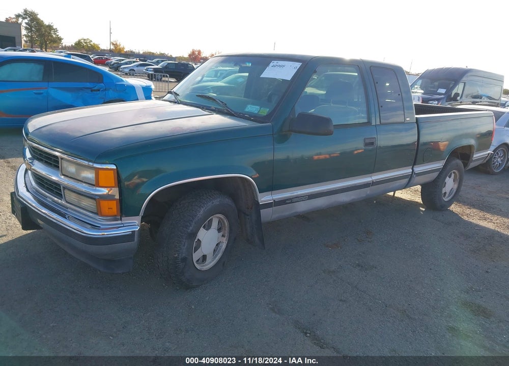 1997 CHEVROLET C1500 FLEETSIDE VIN: 2GCEC19M8V1257735