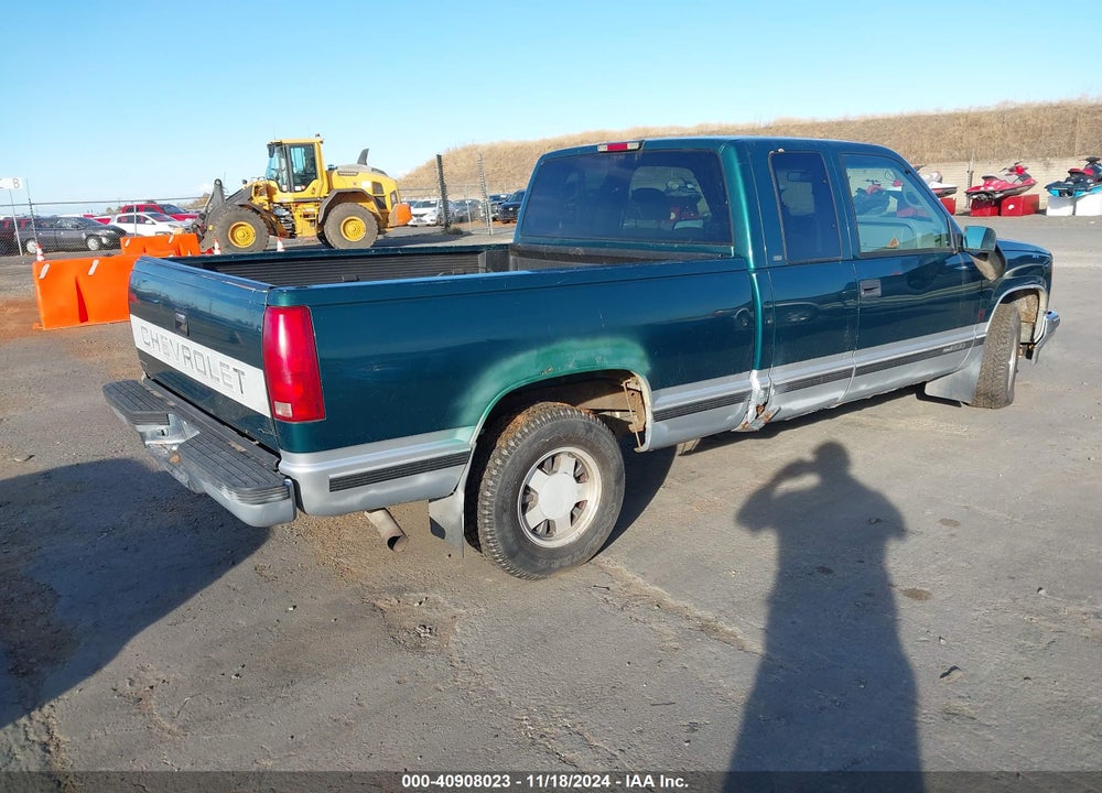 1997 CHEVROLET C1500 FLEETSIDE VIN: 2GCEC19M8V1257735