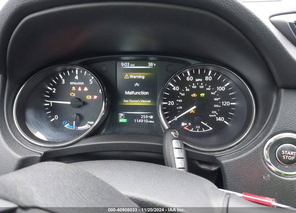 2017 NISSAN ROGUE HYBRID SV VIN: 5N1ET2MV9HC828911